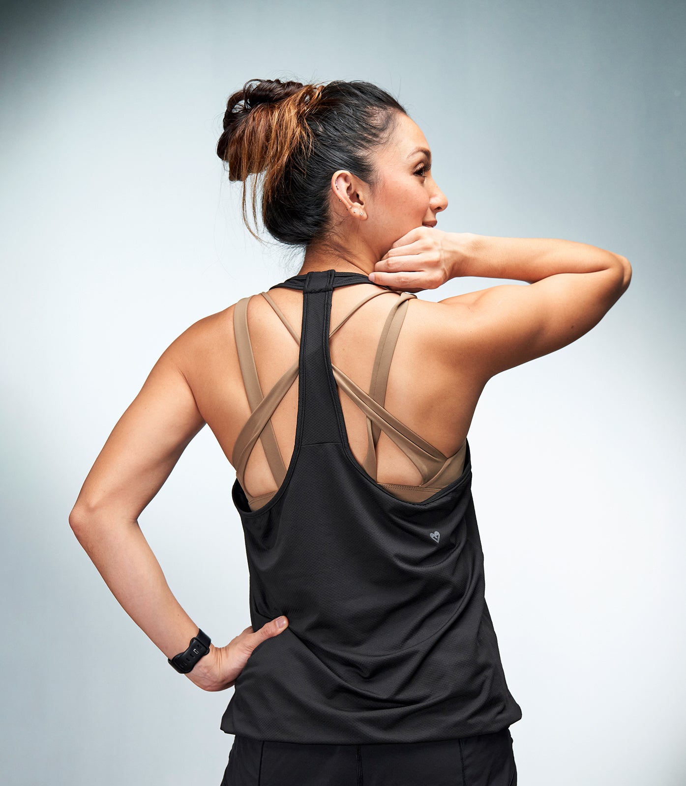 NOLA (BLACK BELLA T- BACK TANK TOP)