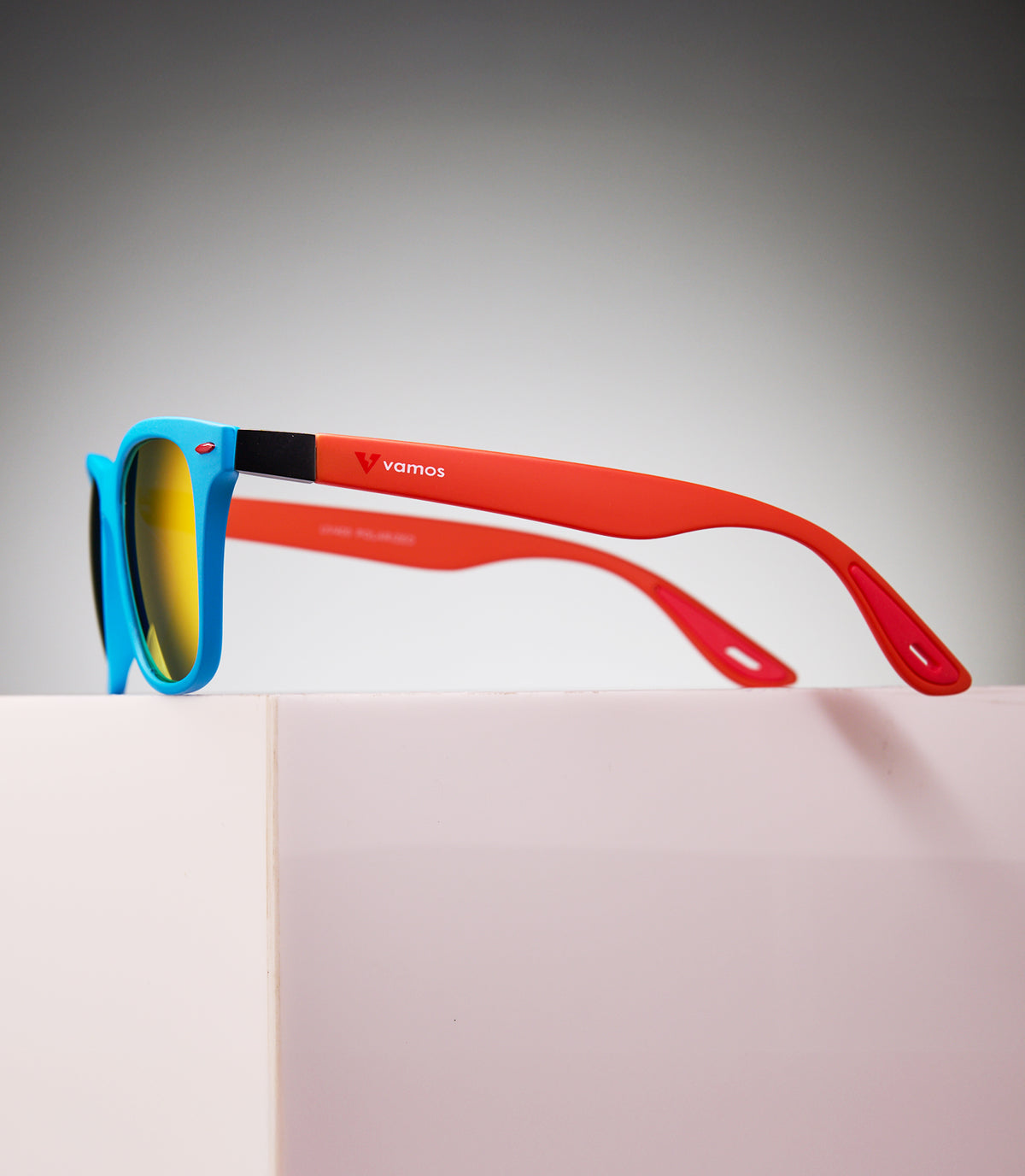 BONDI MATTE LIGHT BLUE/ORANGE FRAME - FURY LENS SPEX