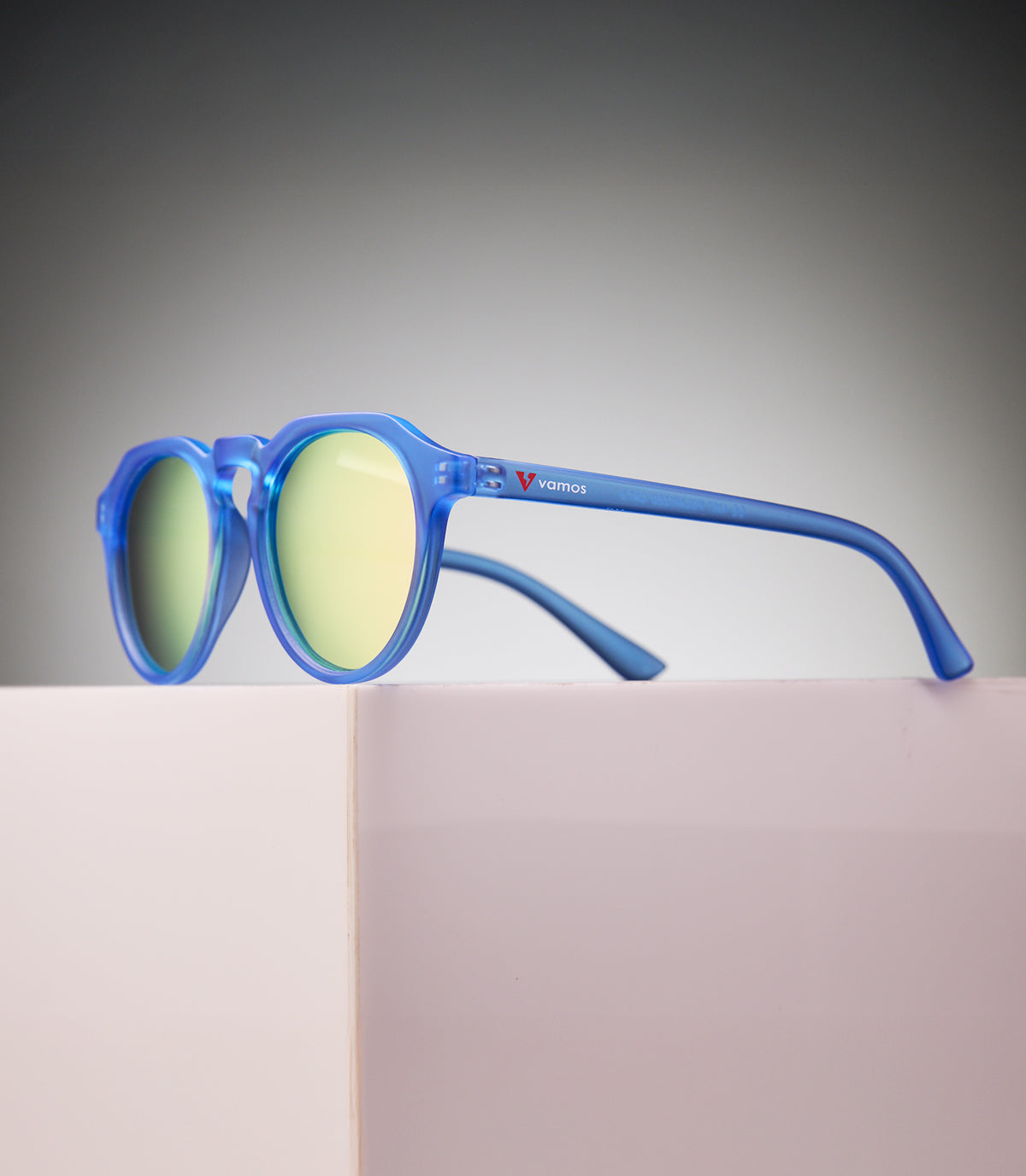 CORINZIO CLEAR BLUE FRAME - PINK/GREEN LENS SPEX