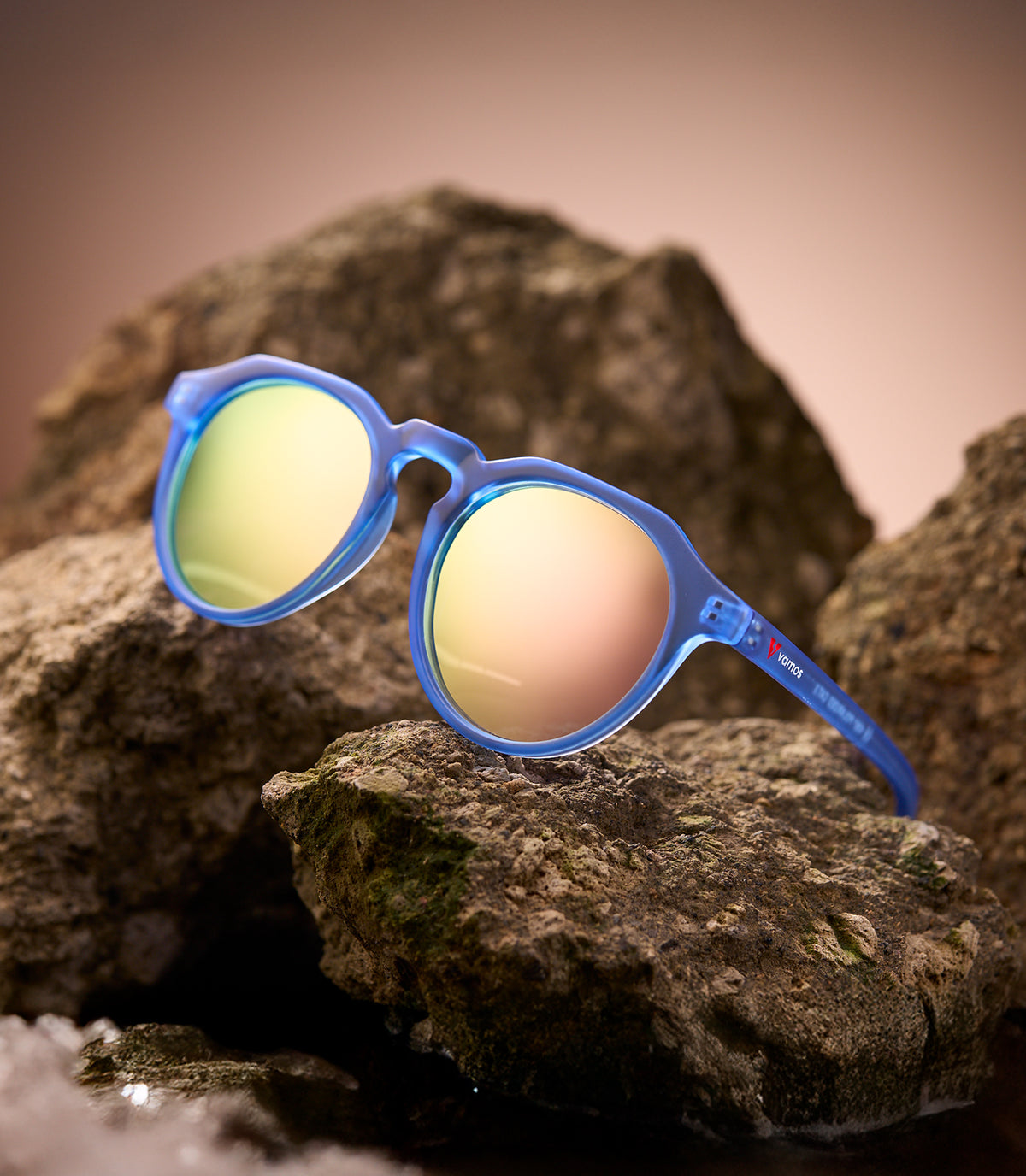 CORINZIO CLEAR BLUE FRAME - PINK/GREEN LENS SPEX