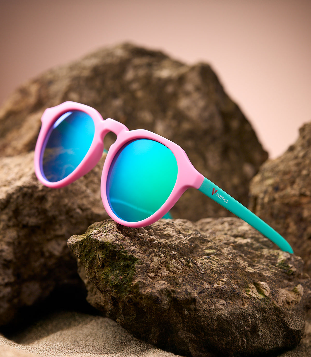 CORINZIO MATTE PINK/TEAL - BLUE/GREEN LENS SPEX