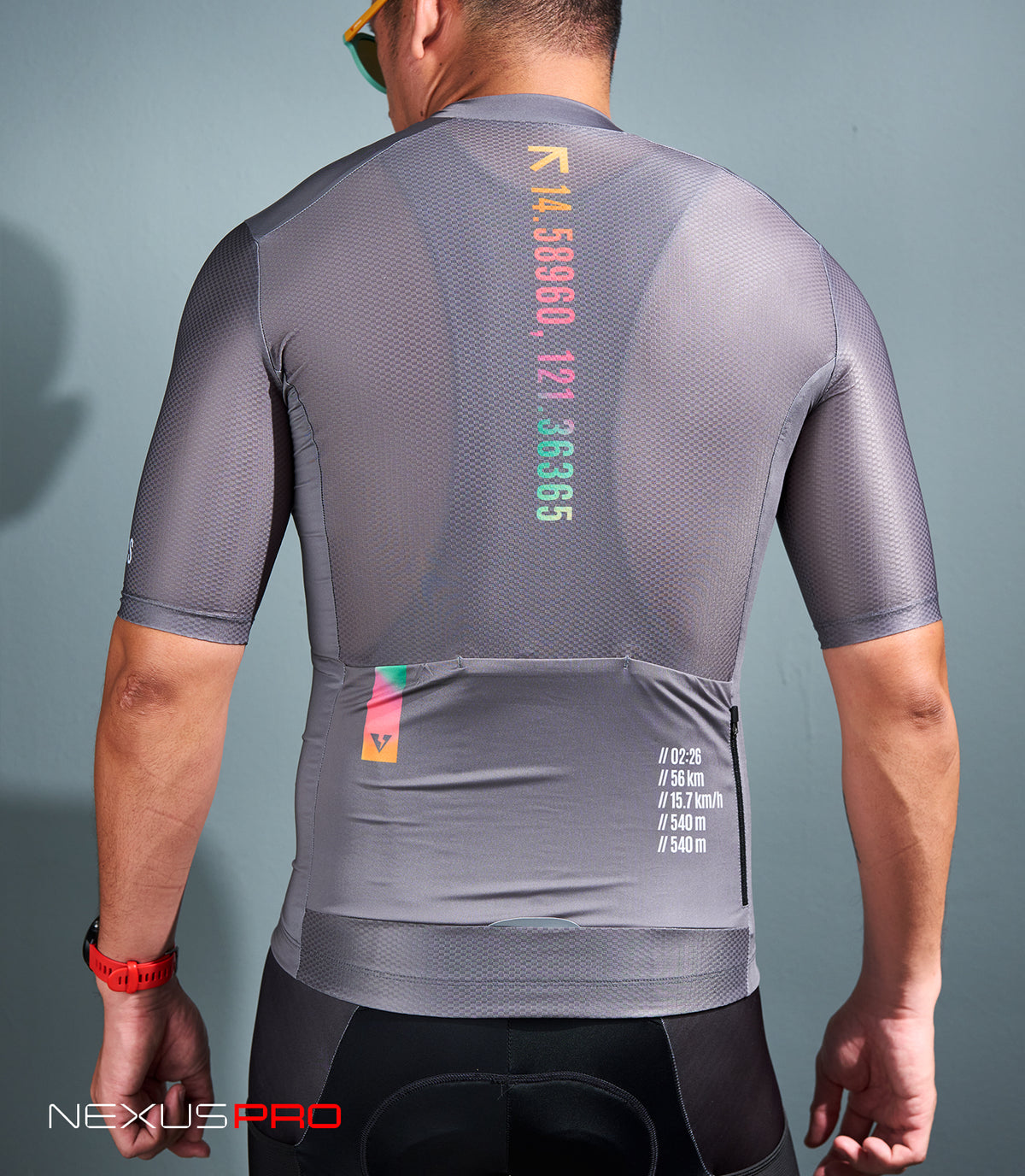 NEXUS PRO CYCLISTA MEN'S CYCLING TOP (GRAY)