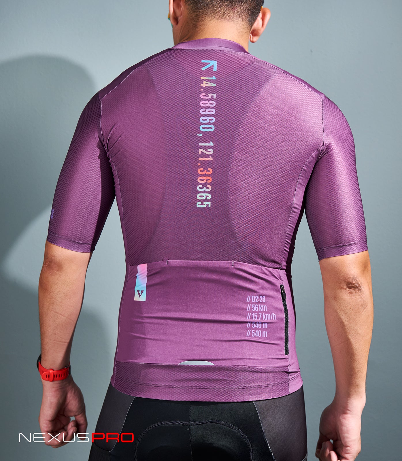 NEXUS PRO CYCLISTA MEN'S CYCLING TOP (PLUM)