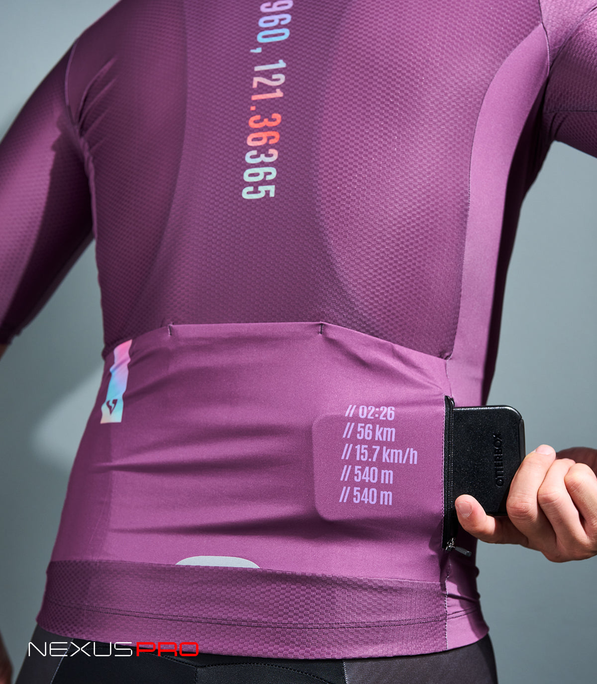 NEXUS PRO CYCLISTA MEN'S CYCLING TOP (PLUM)