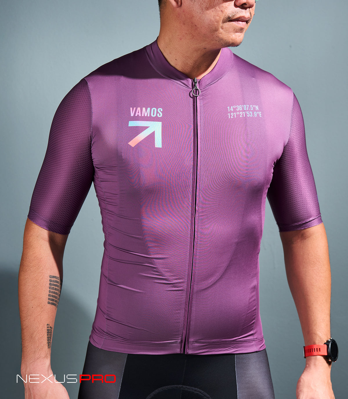 NEXUS PRO CYCLISTA MEN'S CYCLING TOP (PLUM)