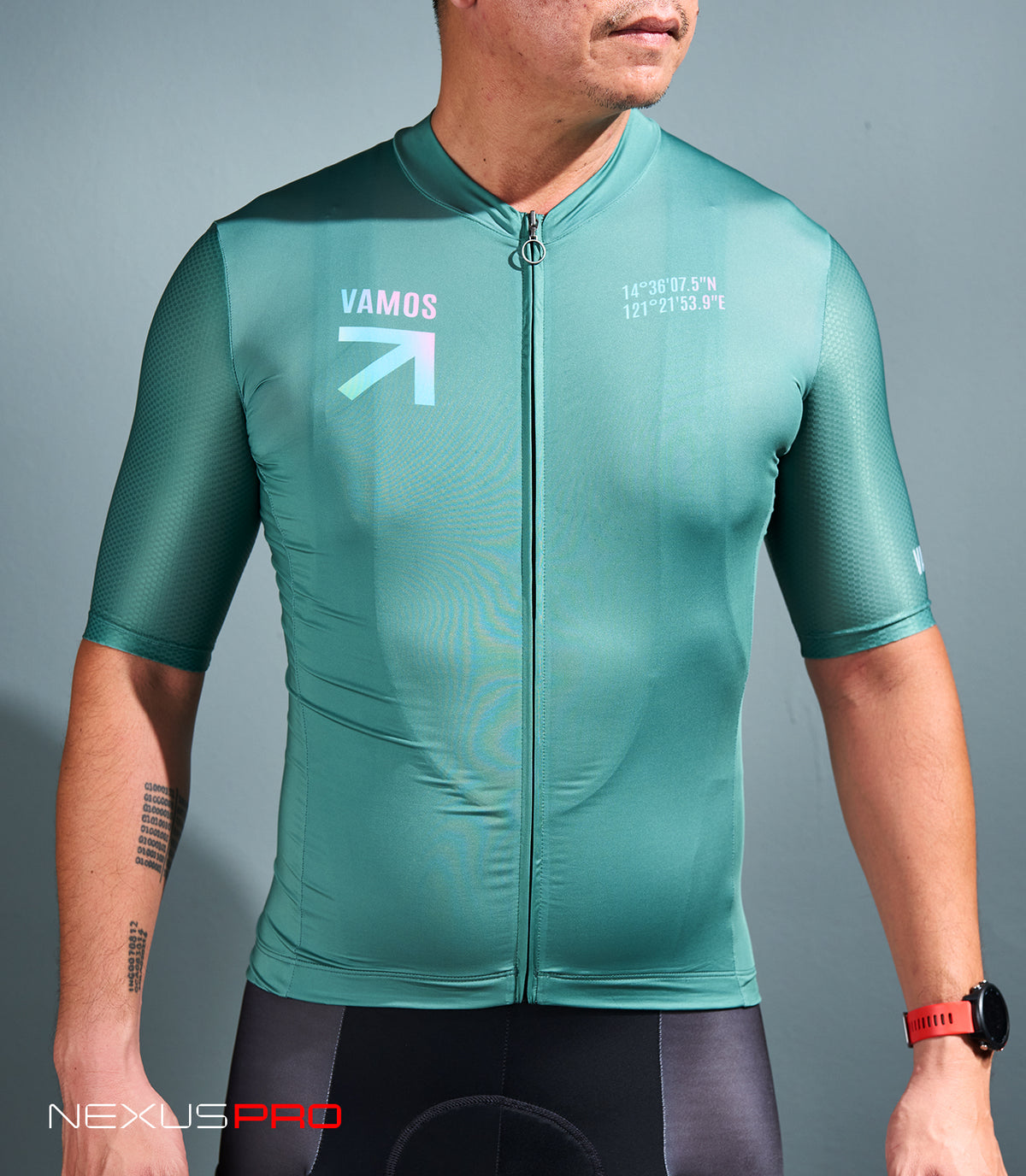 NEXUS PRO CYCLISTA MEN'S CYCLING TOP (TEAL)