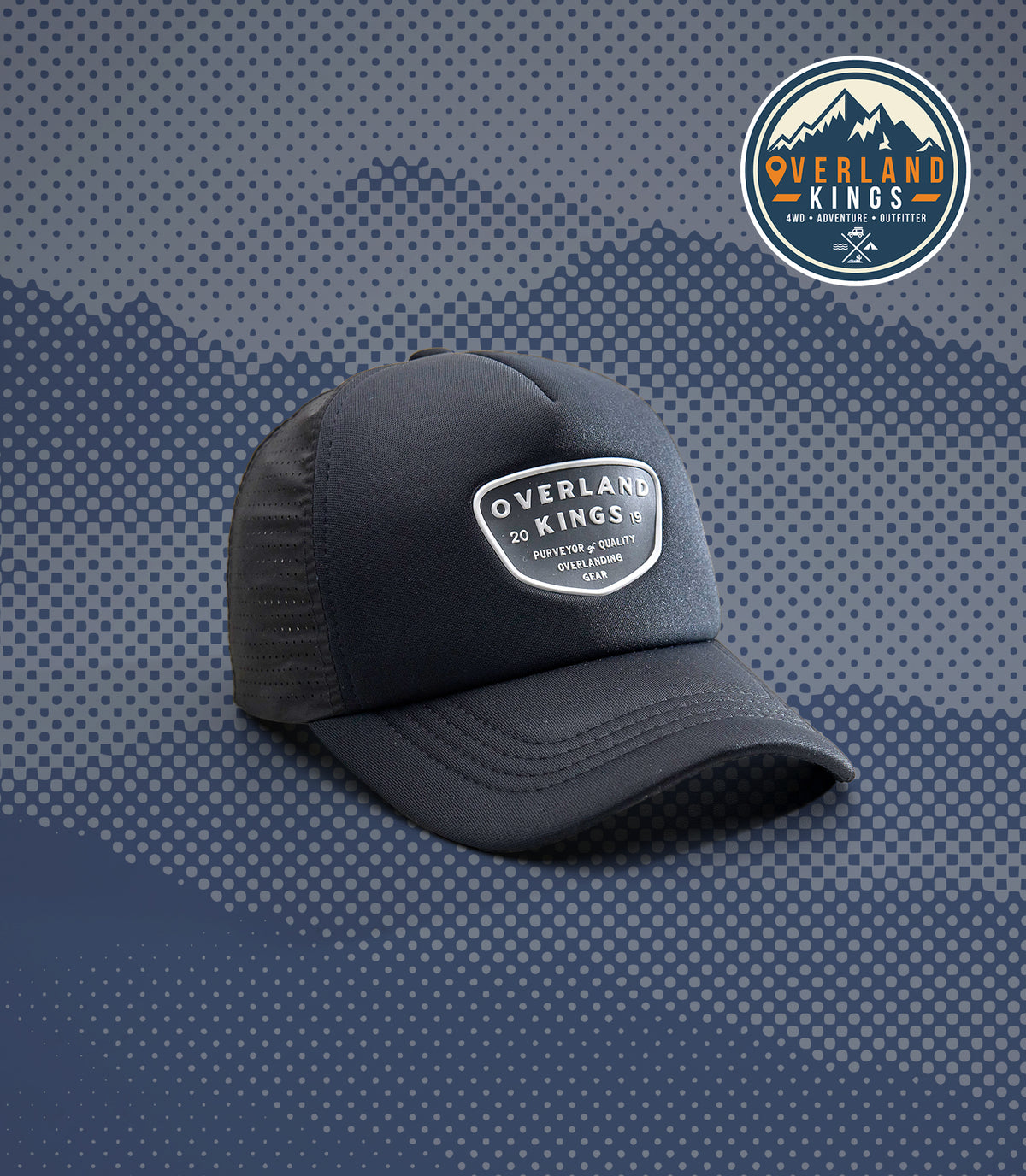 DALTON (BLACK) OK PERF+ TRUCKER CAP