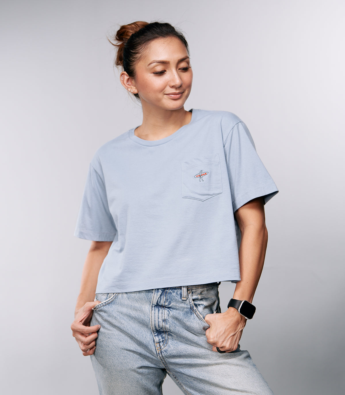 DAPHNE BELLA BOX TEE (LIGHT BLUE)