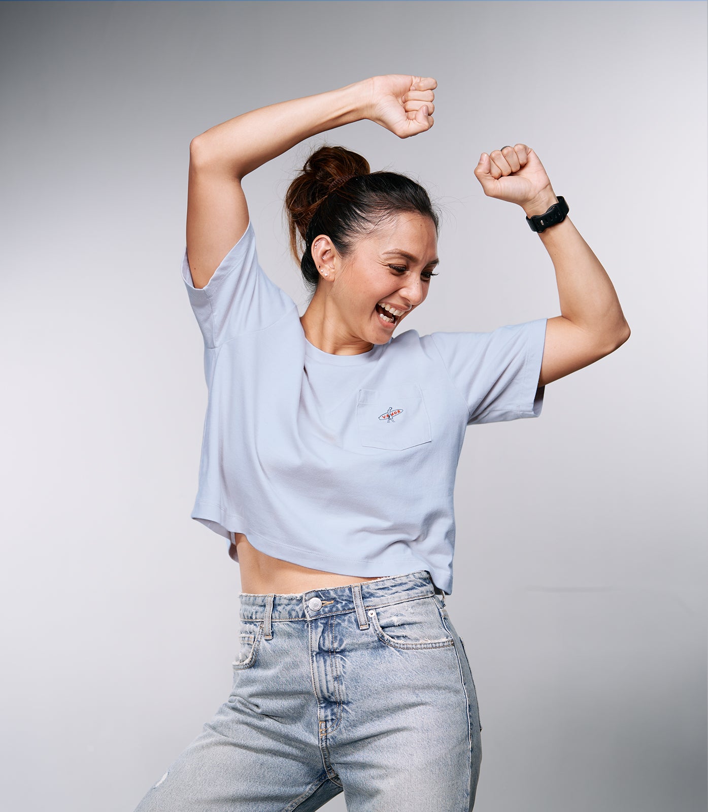 DAPHNE BELLA BOX TEE (LIGHT BLUE)