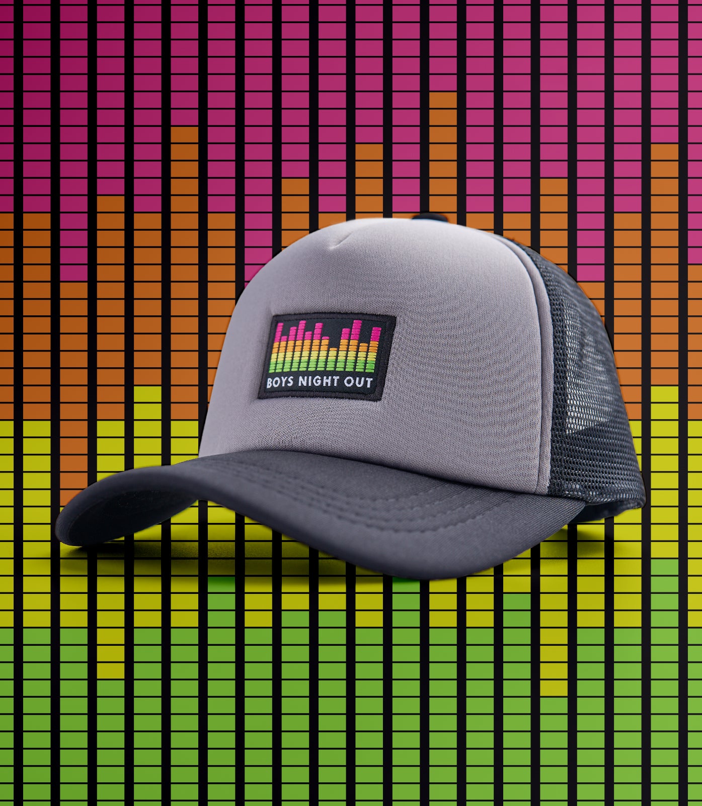 EARGASM (BLACK/GRAY) BNO TRUCKER CAP