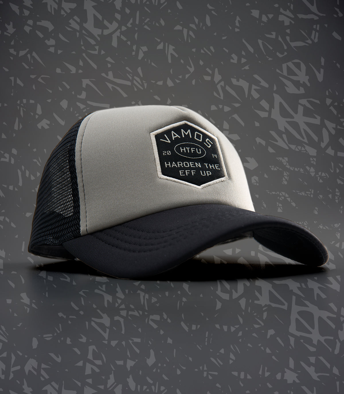 HTFU 2.0 (BLACK/GRAY) VAMOS TRUCKER CAP