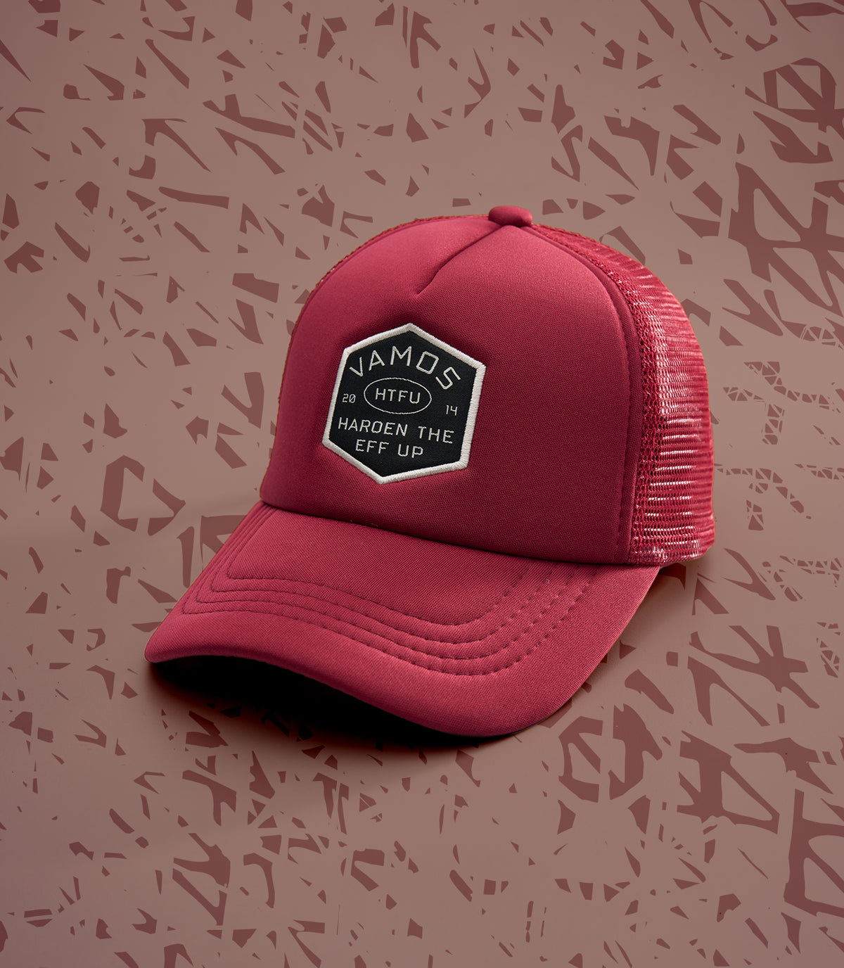 HTFU 2.0 (MAROON) VAMOS TRUCKER CAP
