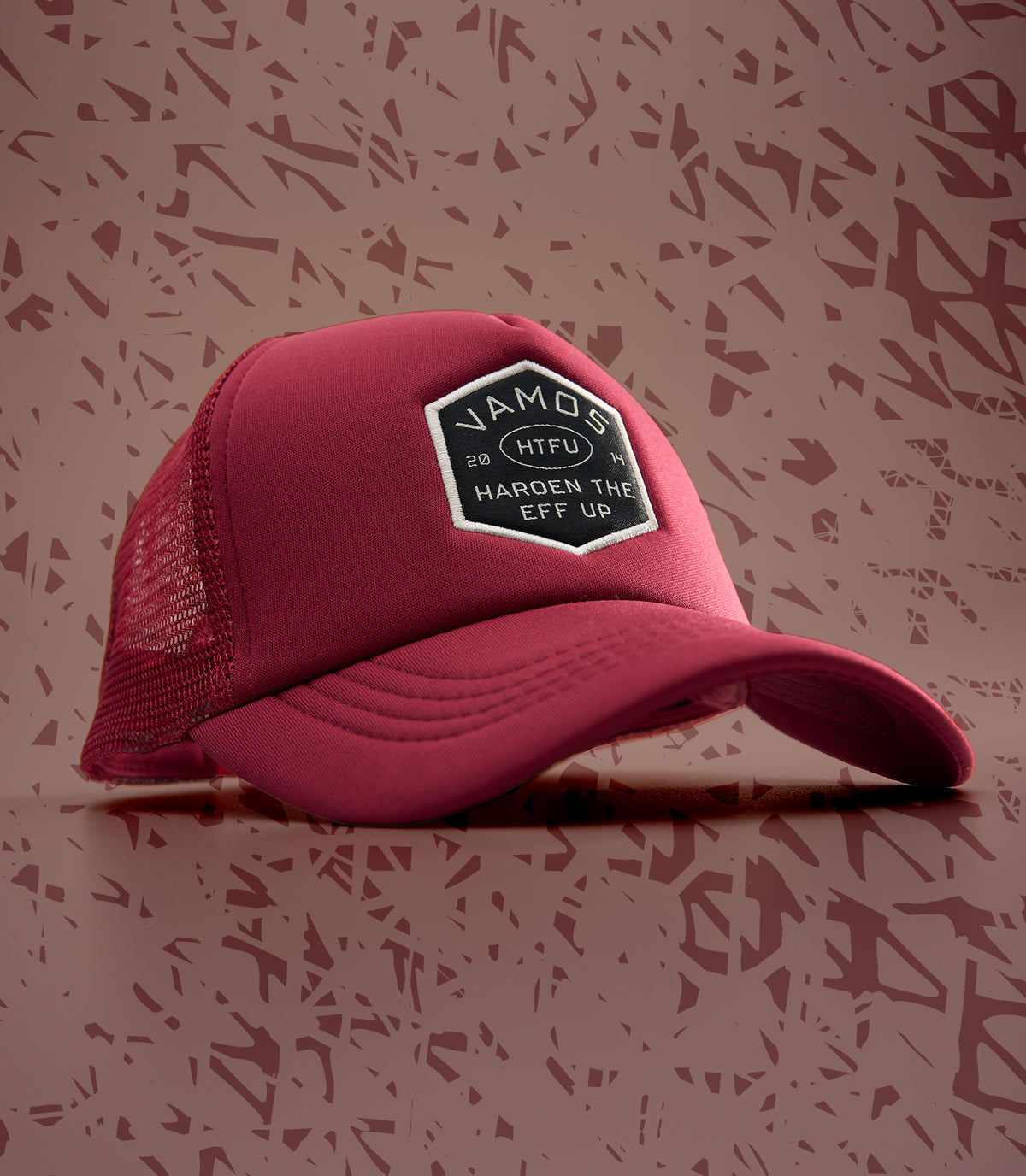 HTFU 2.0 (MAROON) VAMOS TRUCKER CAP