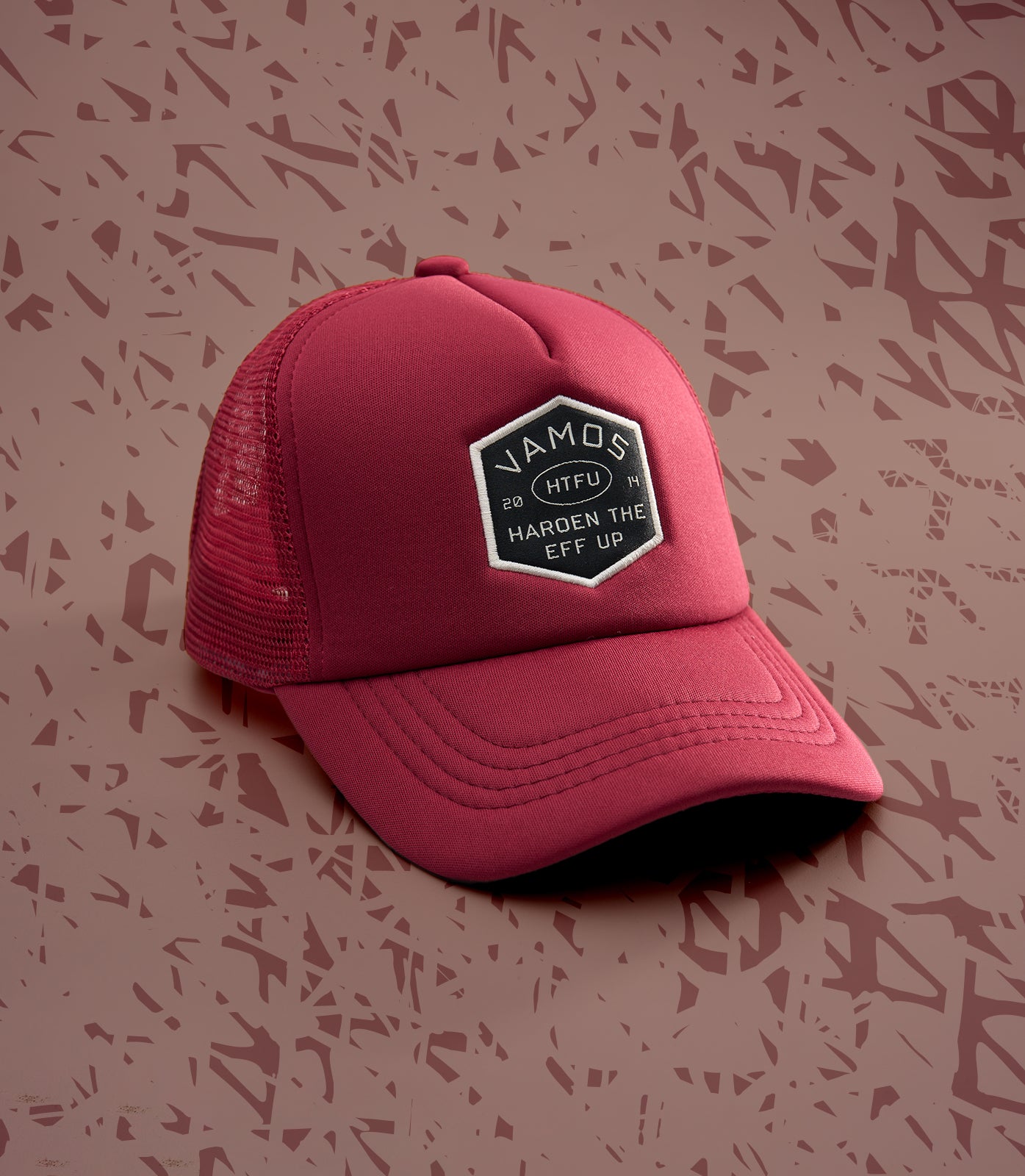 HTFU 2.0 (MAROON) VAMOS TRUCKER CAP