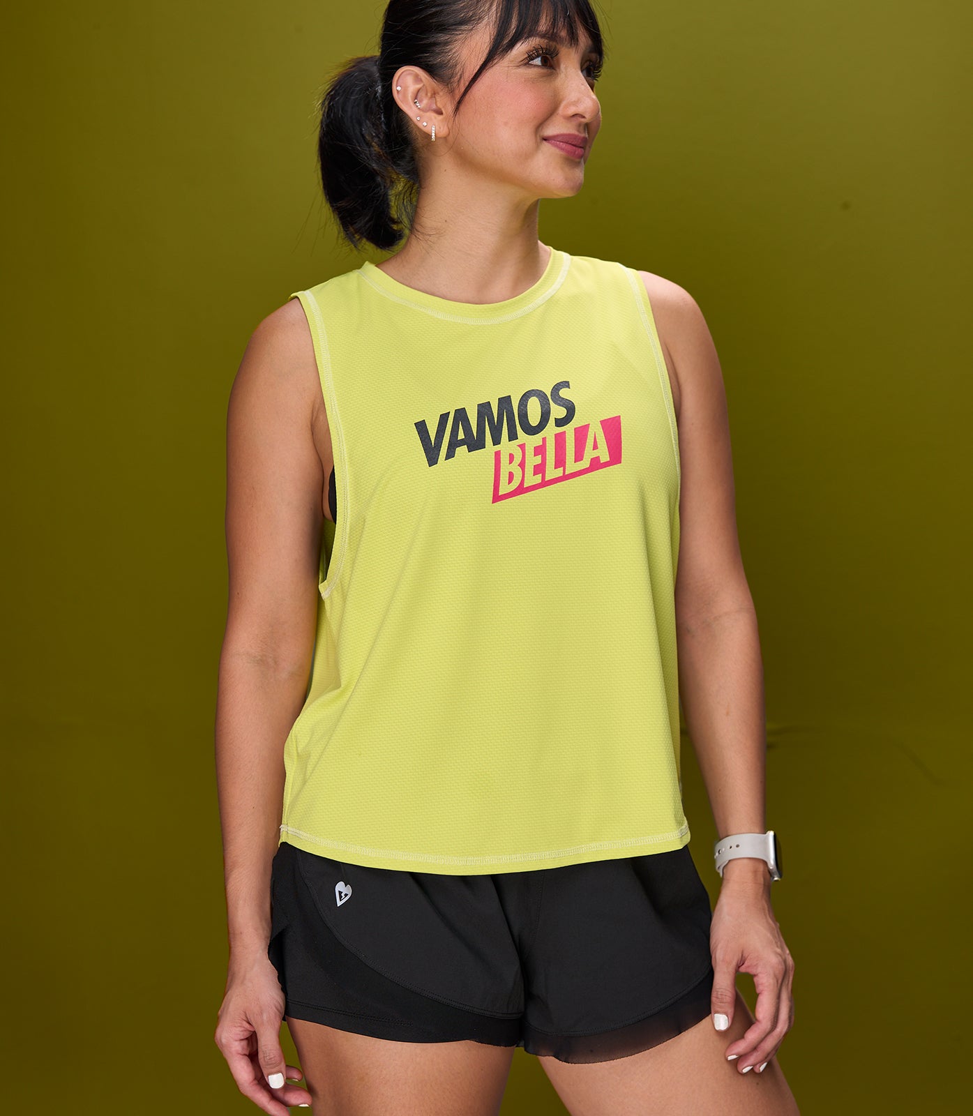 KAREN (LIME BELLA MUSCLE TEE)