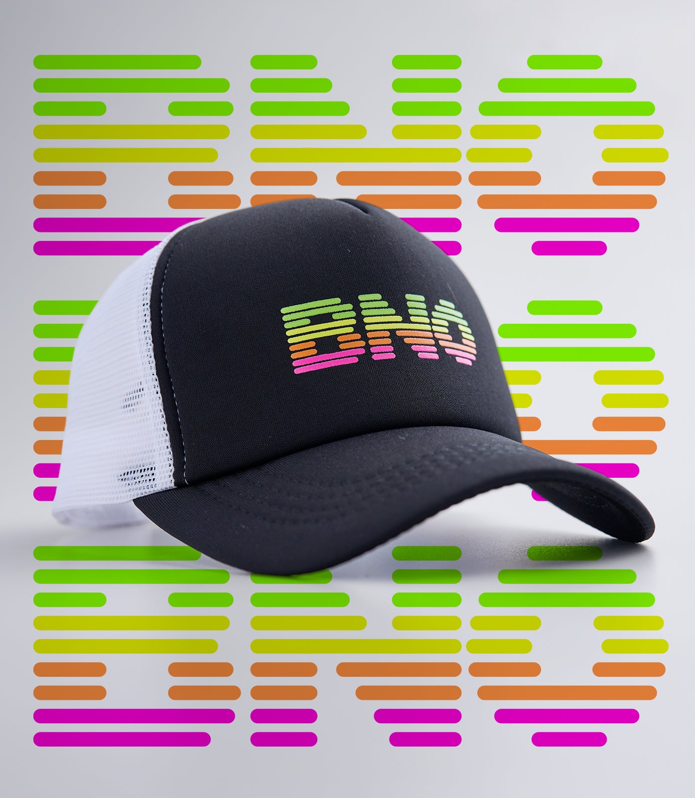 M.O.D. (BLACK/WHITE) BNO TRUCKER CAP