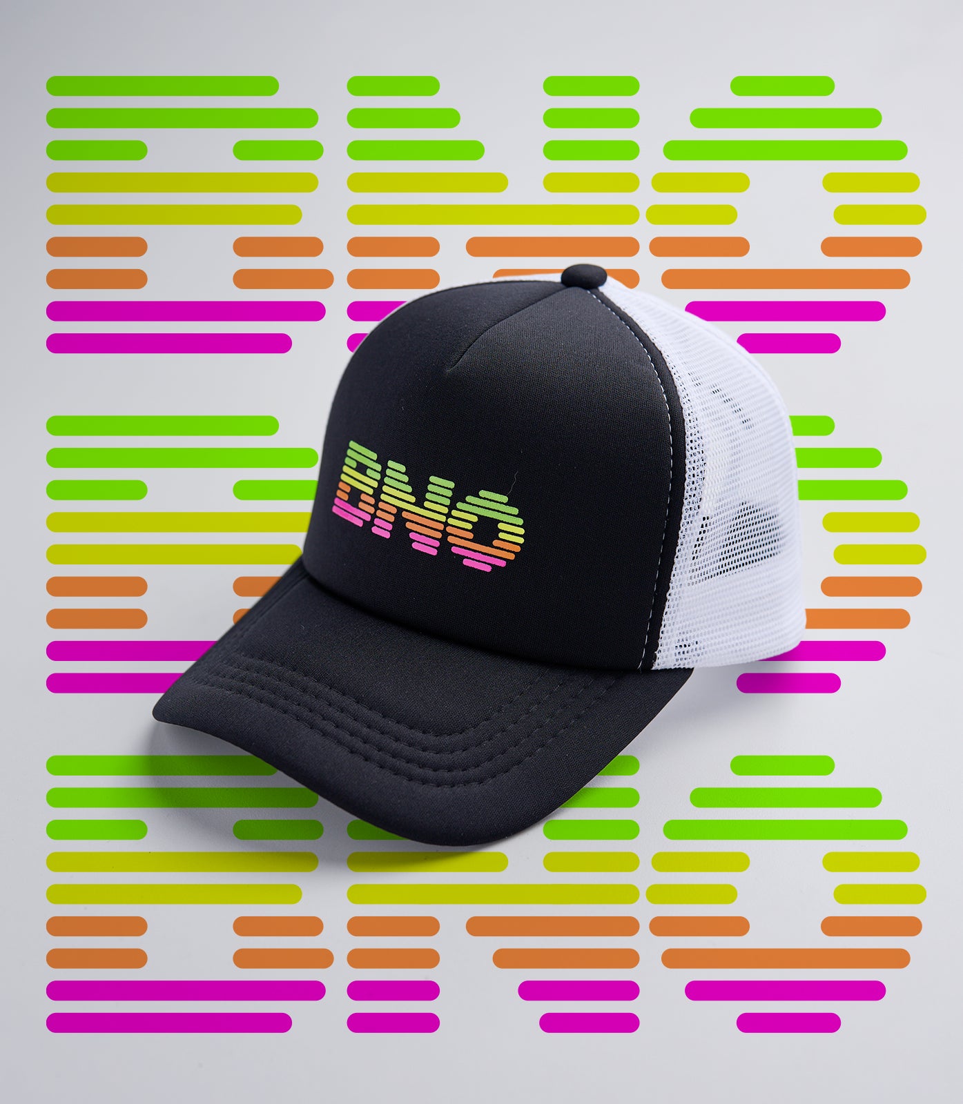 M.O.D. (BLACK/WHITE) BNO TRUCKER CAP
