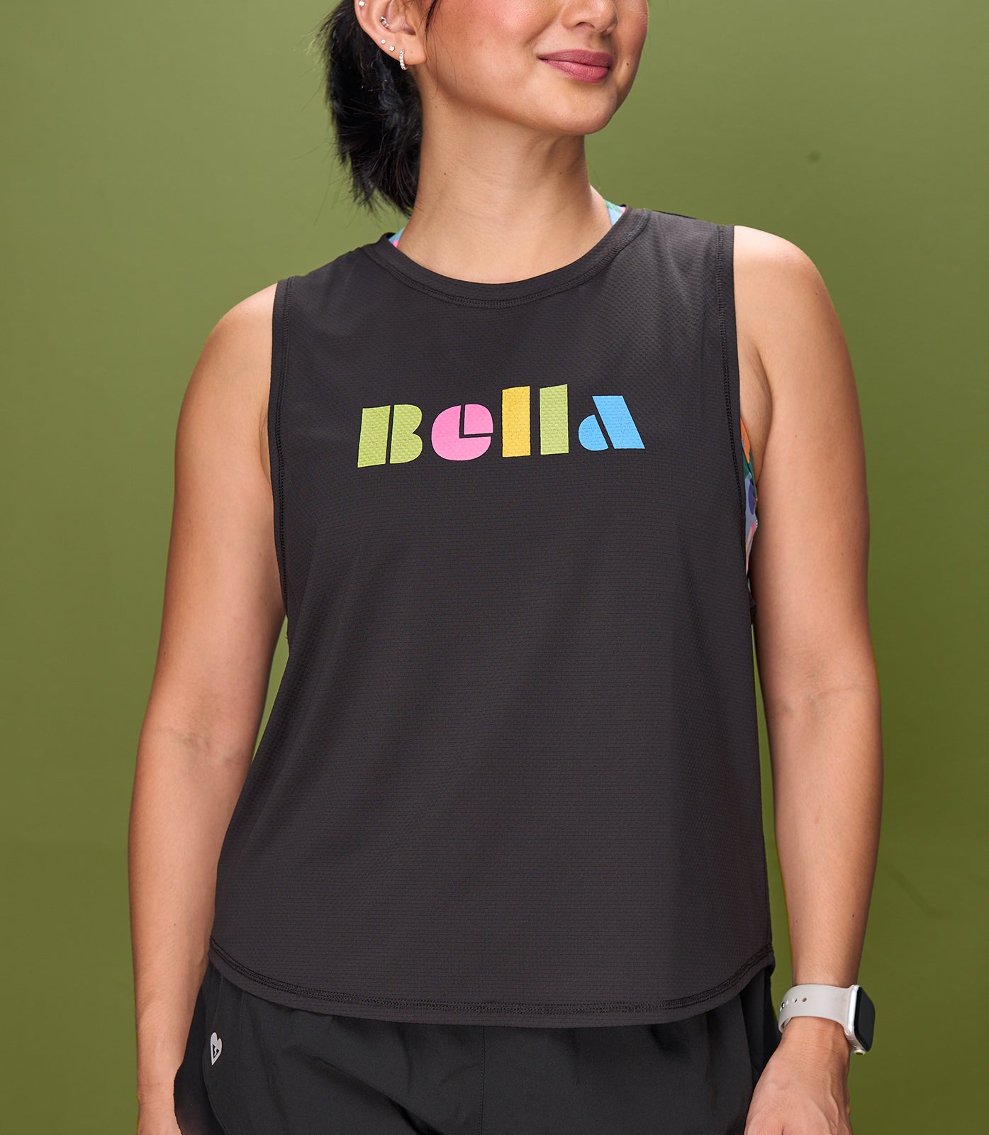 MARA (BLACK BELLA MUSCLE TEE)
