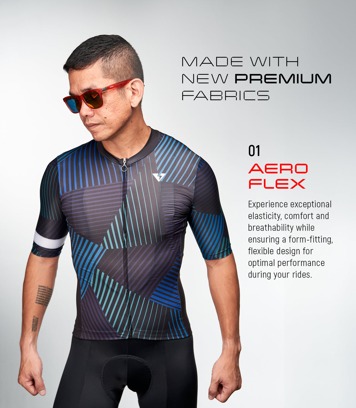 NEXUS PRO AZUL MEN'S CYCLING TOP