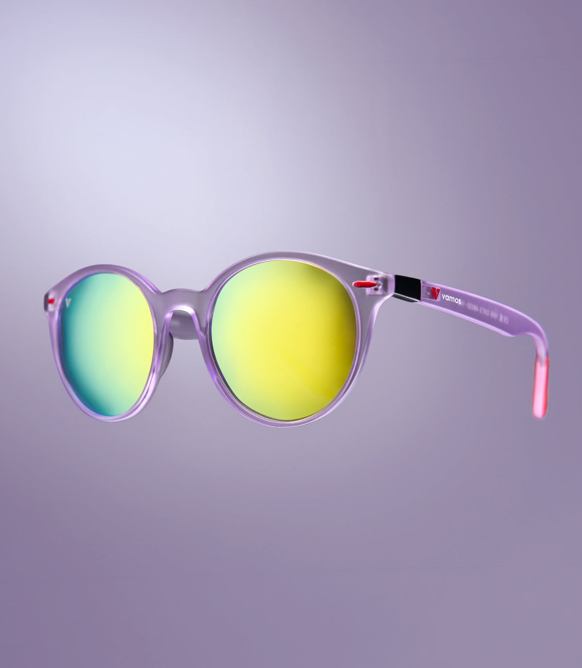 NOOSA CLEAR PURPLE FRAME - YELLOW LENS SPEX