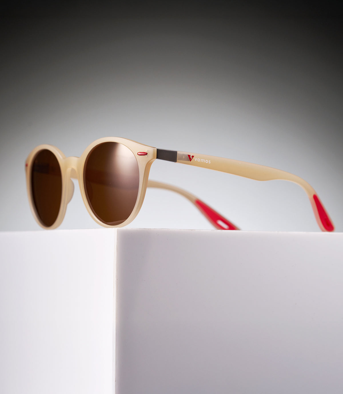NOOSA MATTE BEIGE - AMBER LENS SPEX