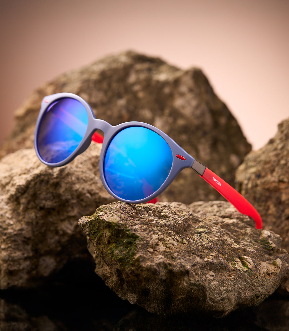NOOSA MATTE BLUE/RED - BLUE LENS SPEX