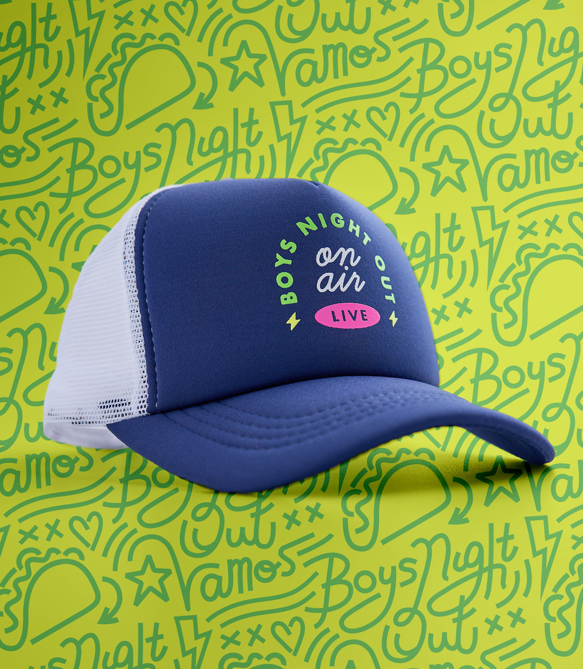 ON AIR (NAVY) TRUCKER CAP