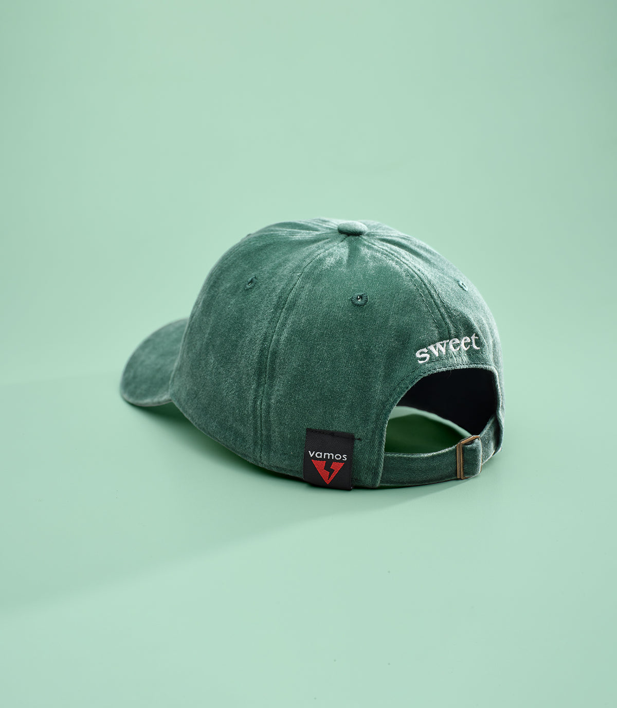SCARLETT (GREEN) BELLA WASHED BASEBALL CAP