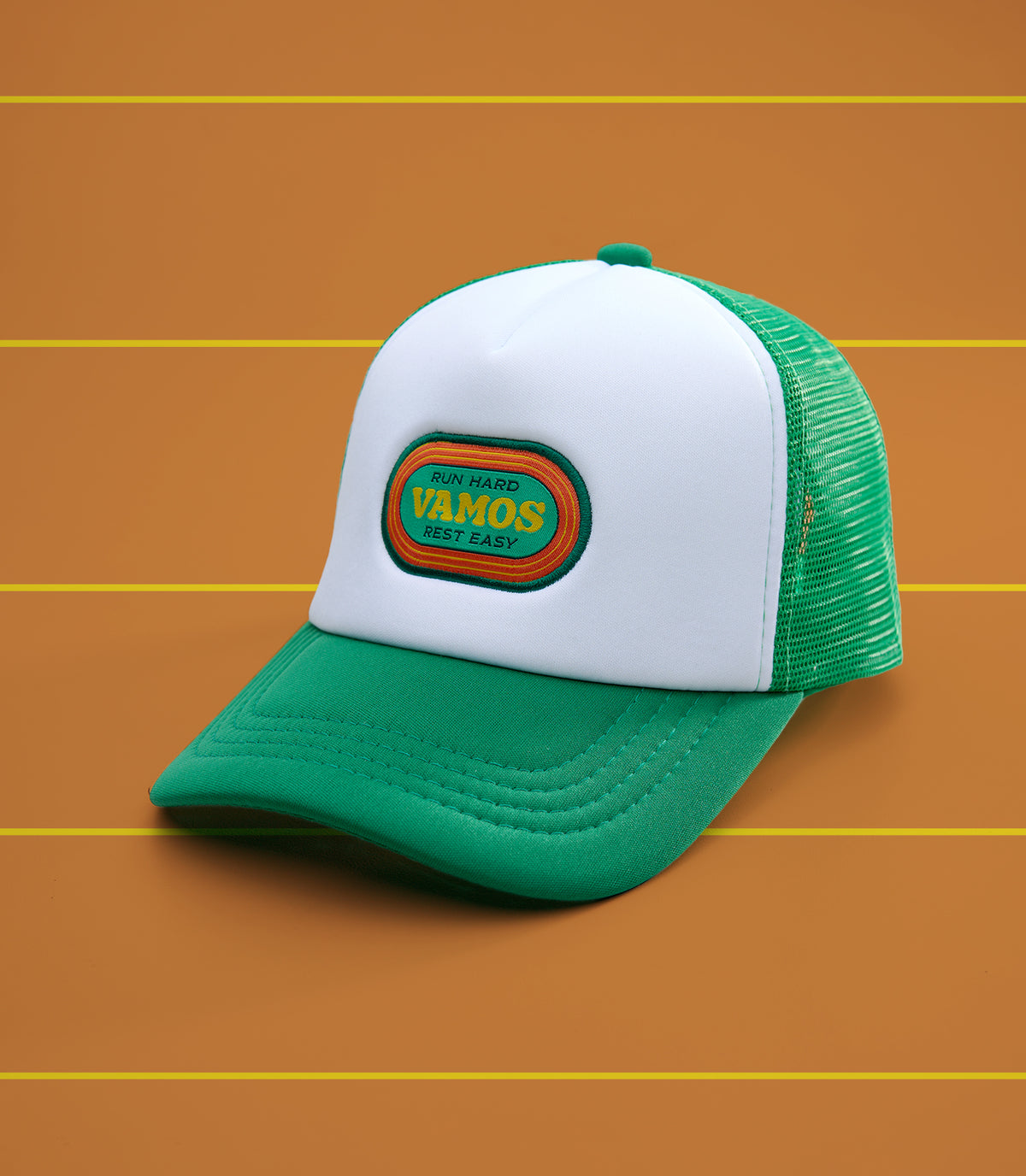 TRACK (GREEN/WHITE) VAMOS TRUCKER CAP