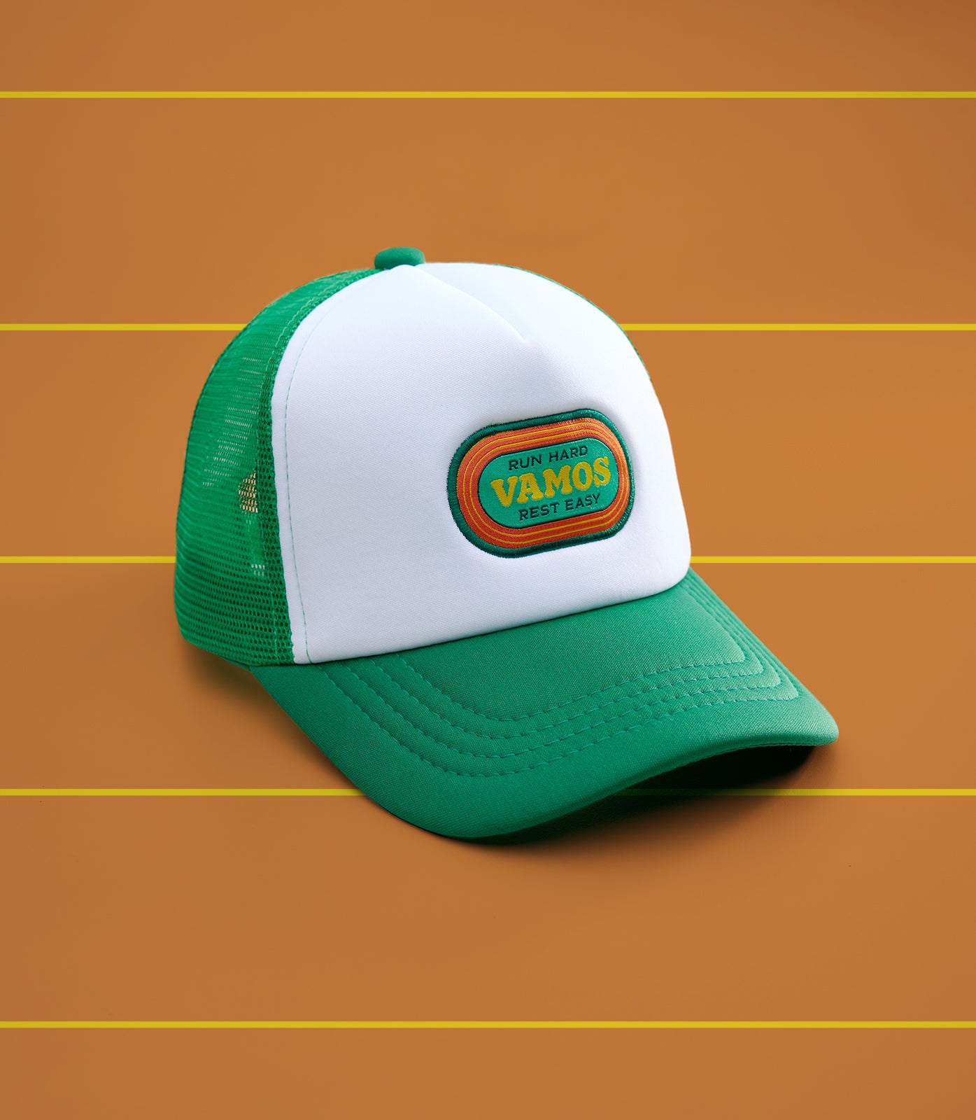 TRACK (GREEN/WHITE) VAMOS TRUCKER CAP