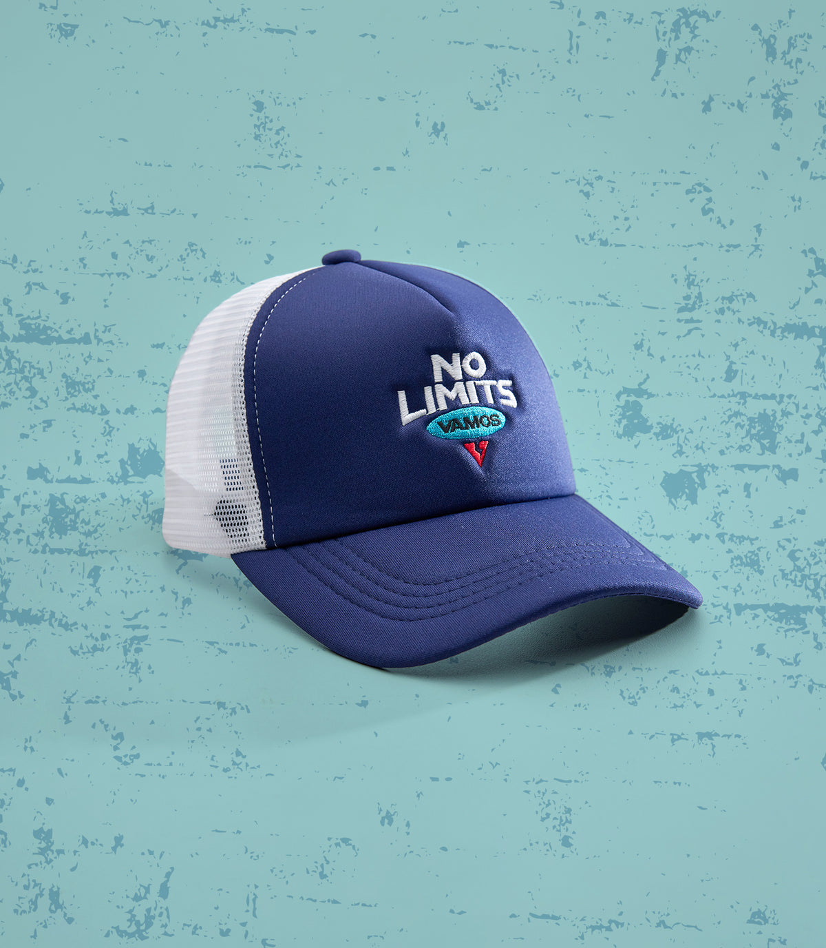VOLONTE PERF+ VAMOS TRUCKER CAP (NAVY/WHITE)