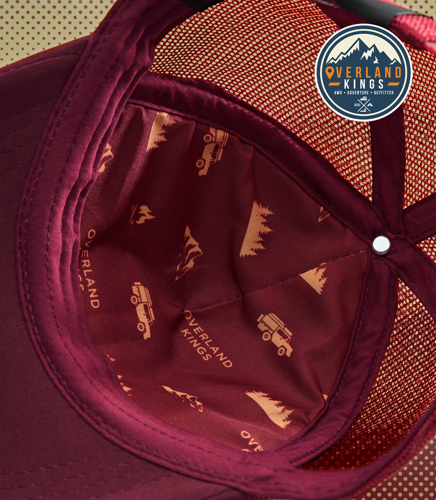 VOYAGER (MAROON) TRUCKER CAP