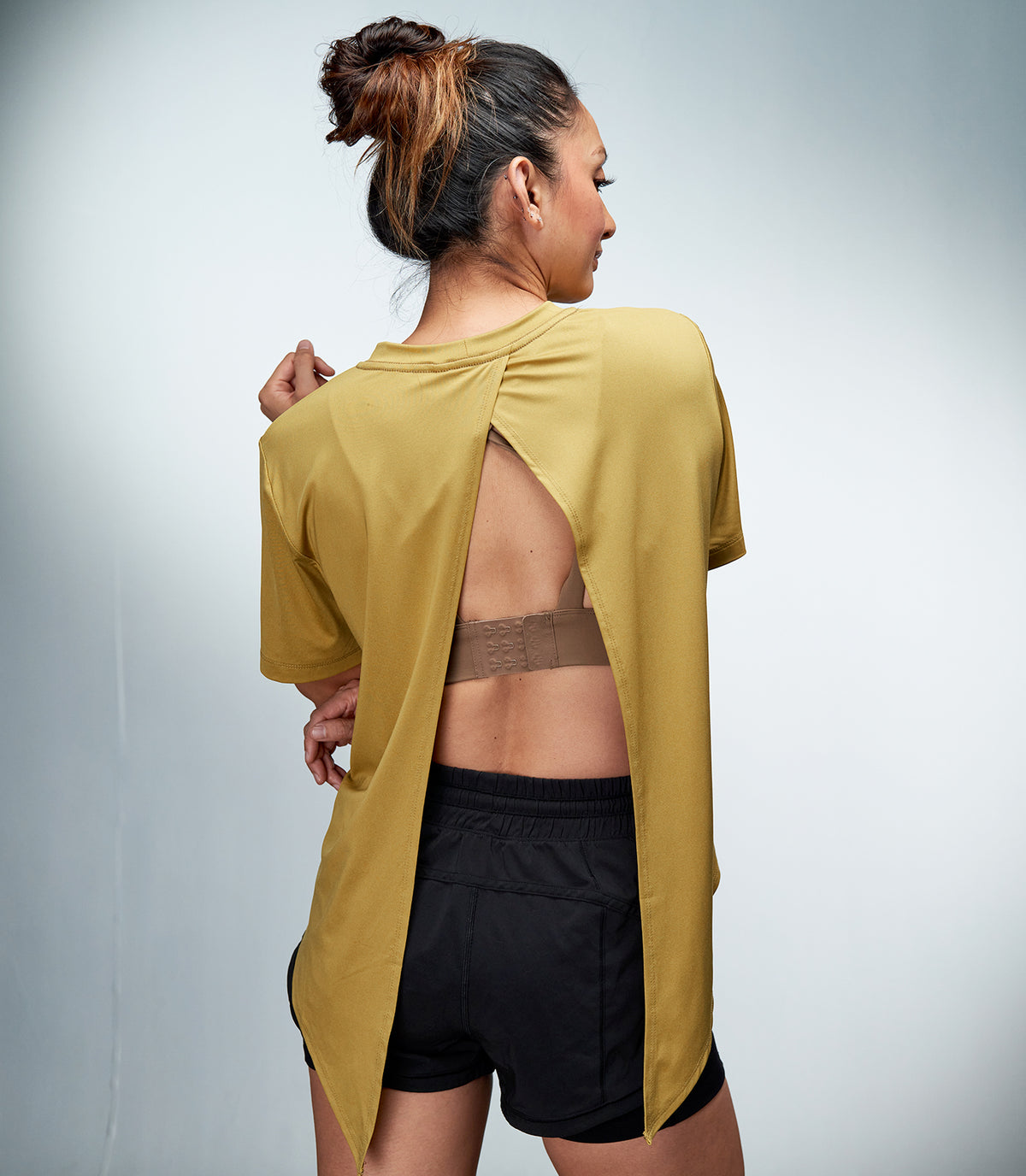 RAE (MUSTARD BELLA TIE BACK TOP)