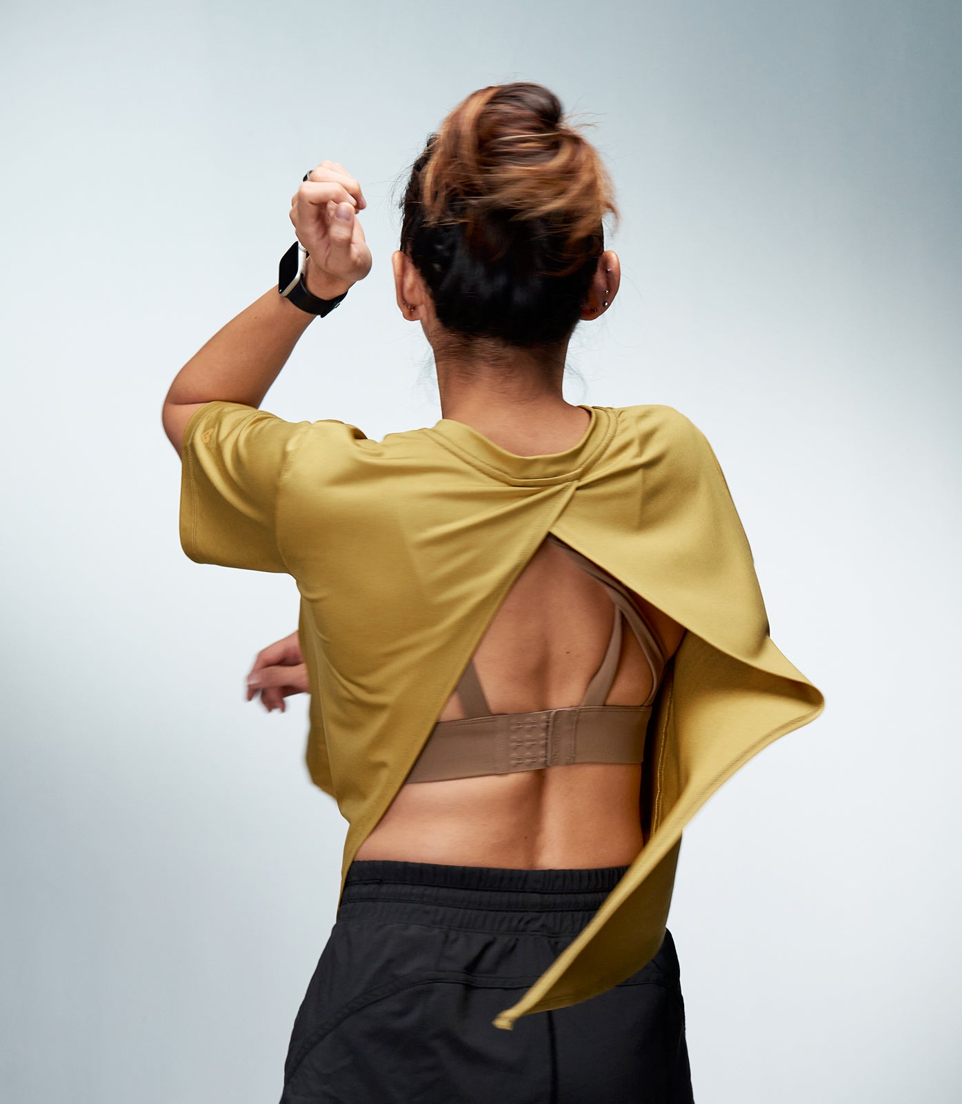 RAE (MUSTARD BELLA TIE BACK TOP)