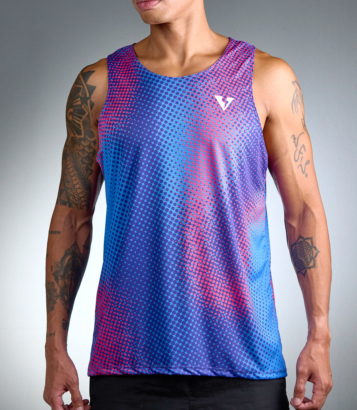 VENGA YIANNIS SINGLET (BLUE/MAGENTA)
