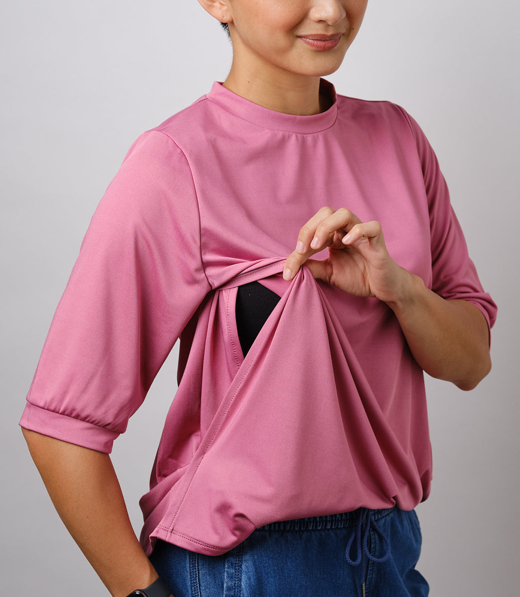 KATHY NURSING TOP (PINK)