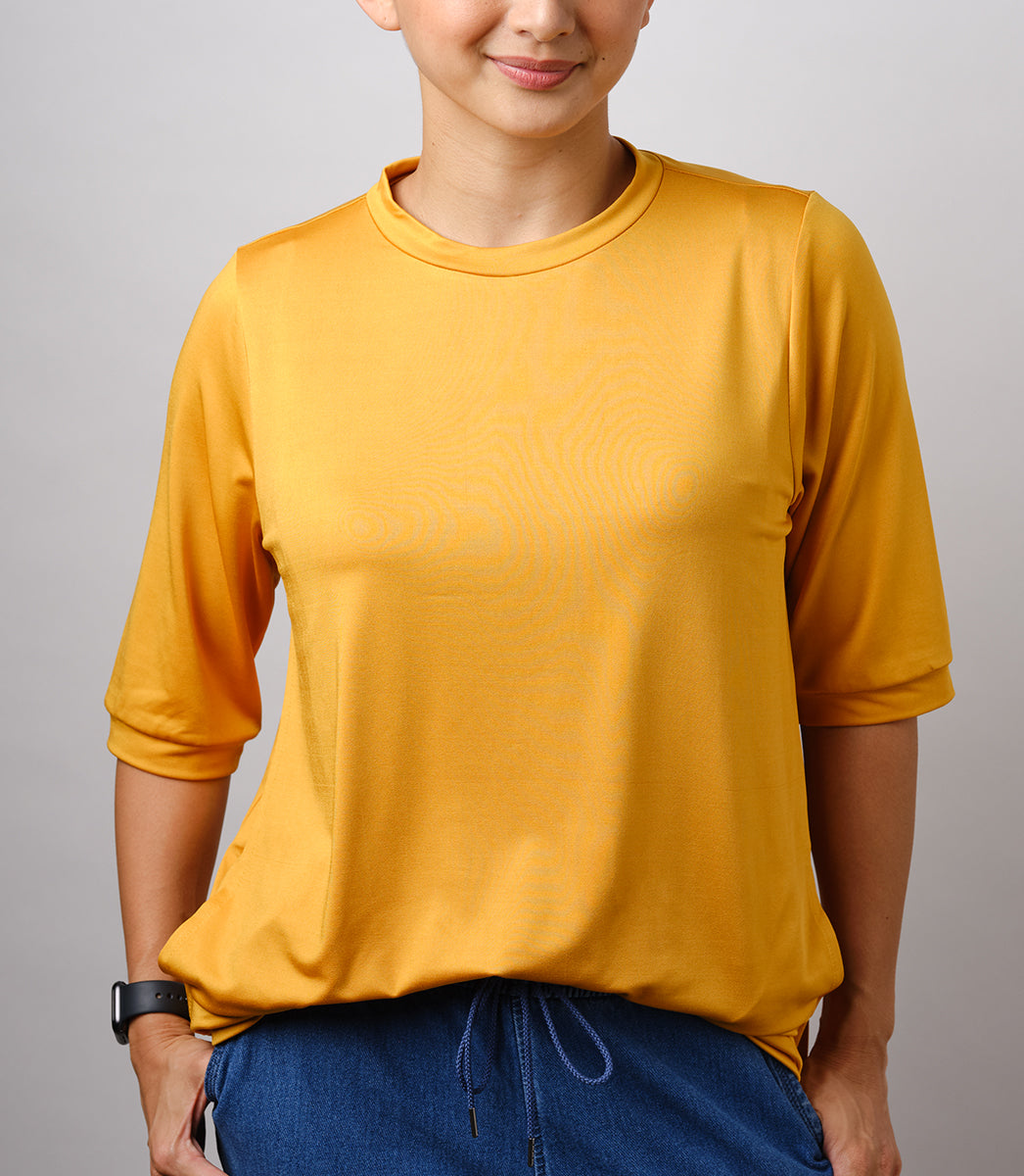 KATHY NURSING TOP (MUSTARD)