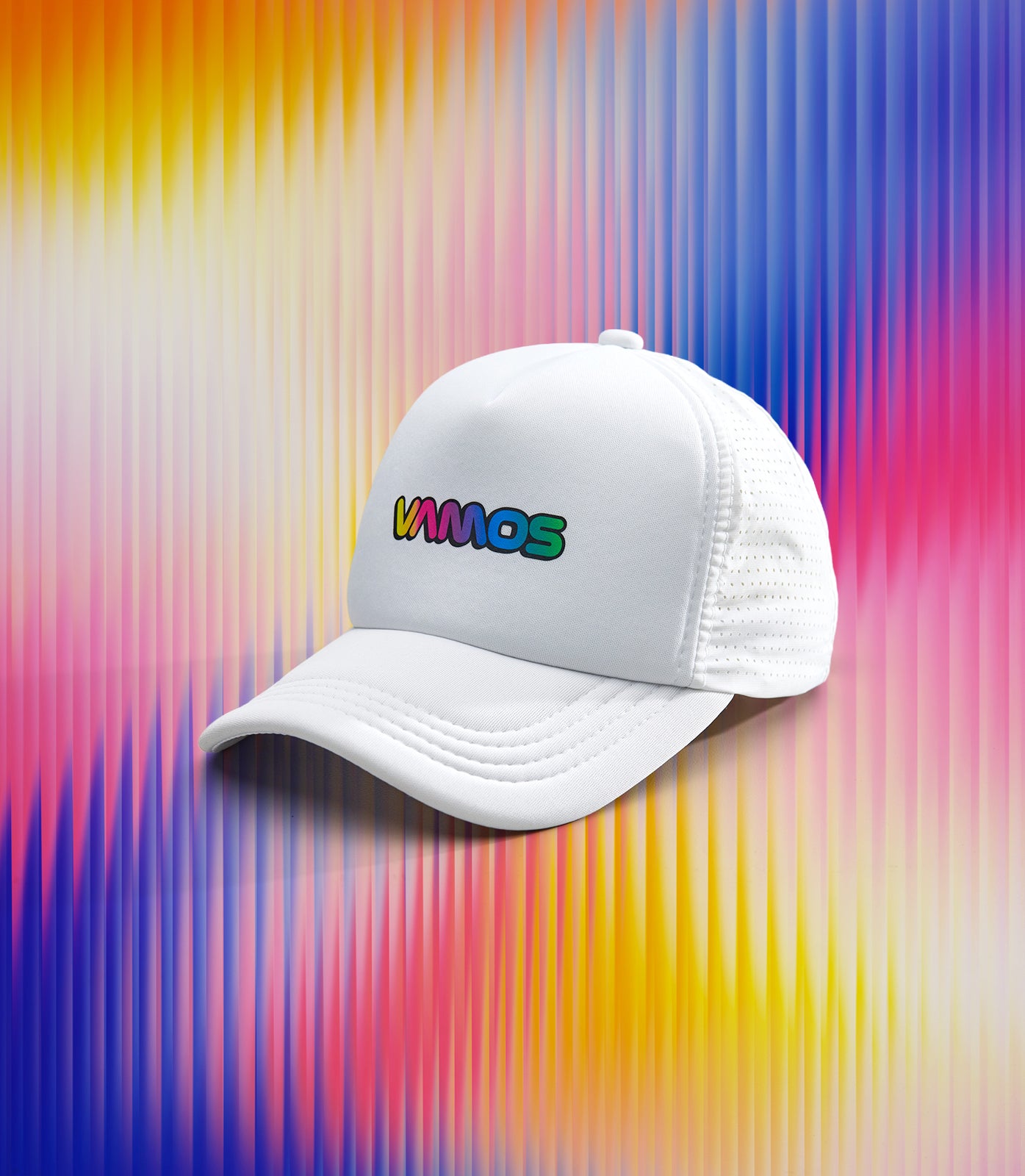 ALEX PERF+ VAMOS TRUCKER CAP (WHITE)