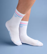 AMANDA (PINK BLUE) BELLA CREW SOCKS