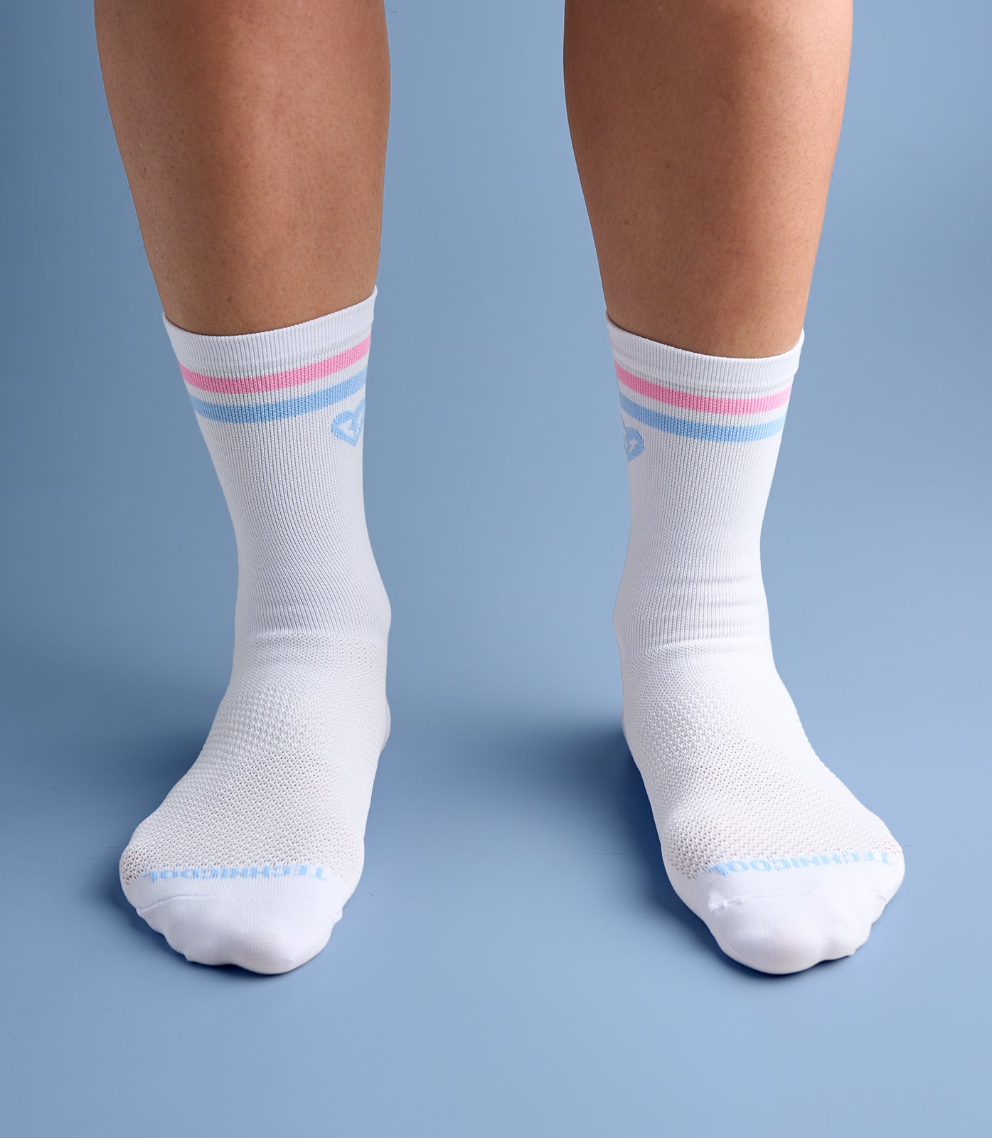 AMANDA (PINK BLUE) BELLA CREW SOCKS