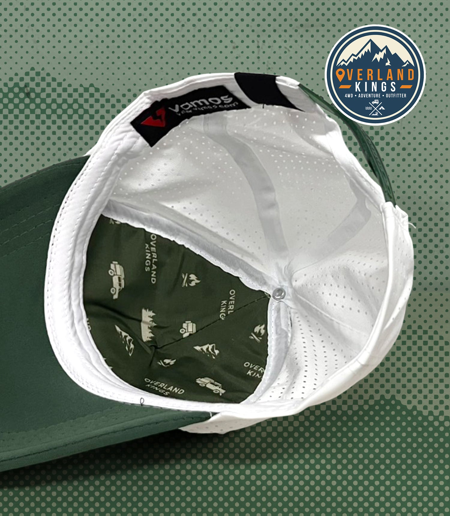 ANDES (OLIVE GREEN/WHITE) OK PERF+ TRUCKER CAP