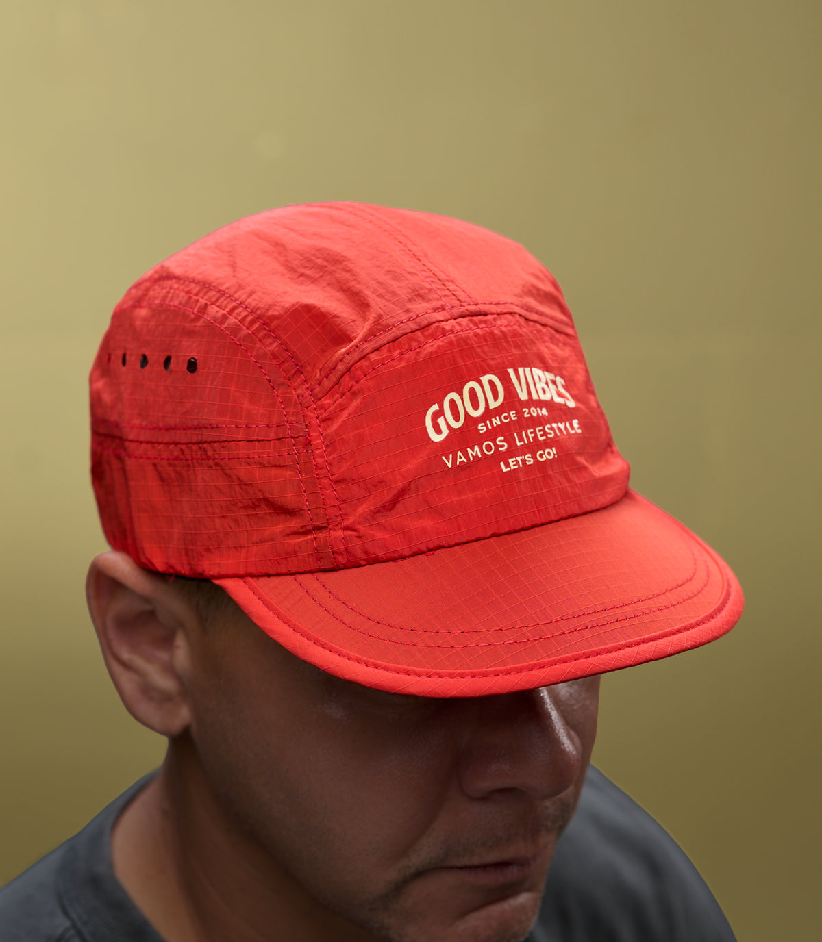 ASHER (RED) FEATHR CAP