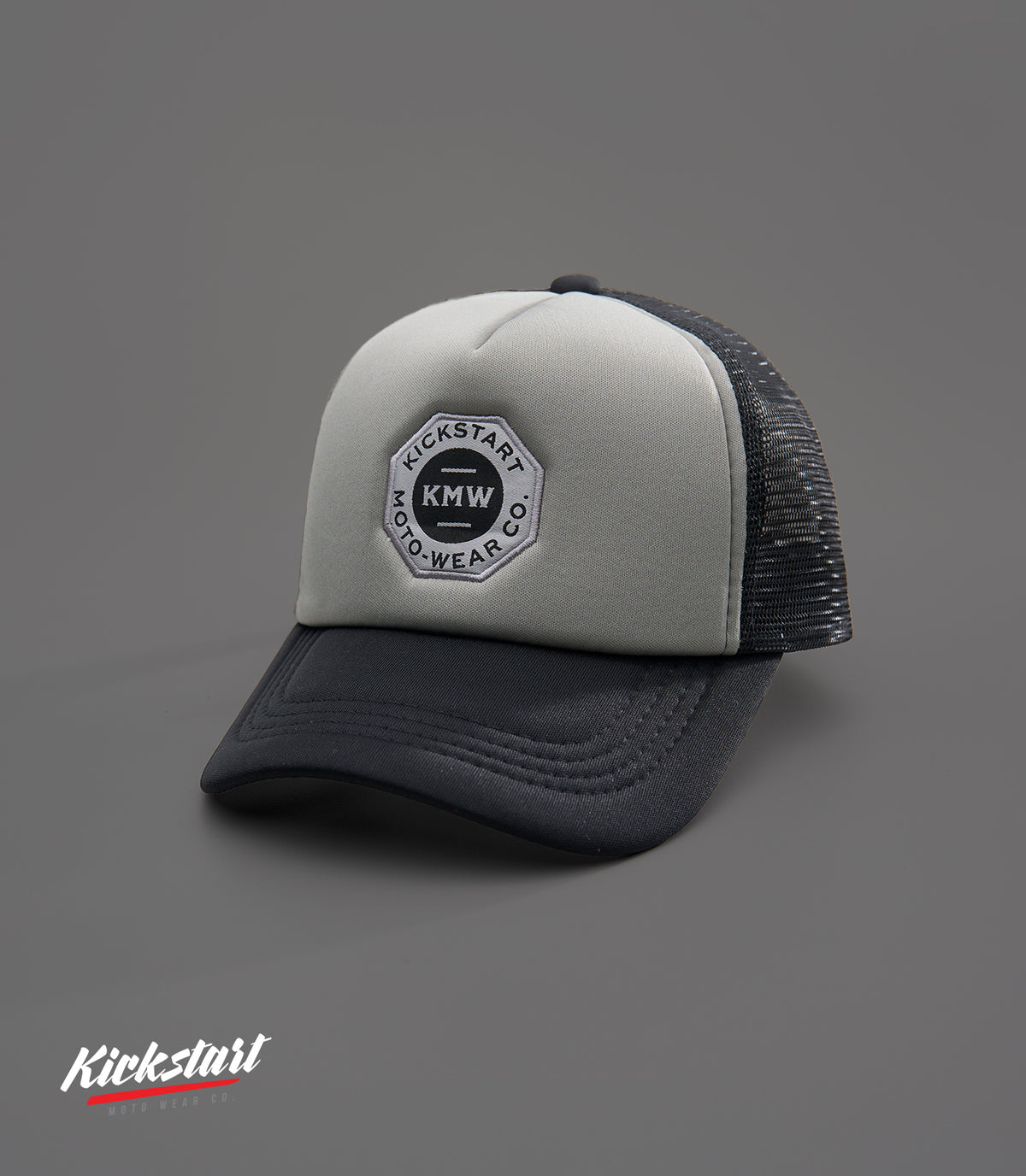 ASPHALT (BLACK/GRAY) TRUCKER CAP