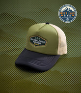 BASECAMP (BLACK/GREEN) TRUCKER CAP