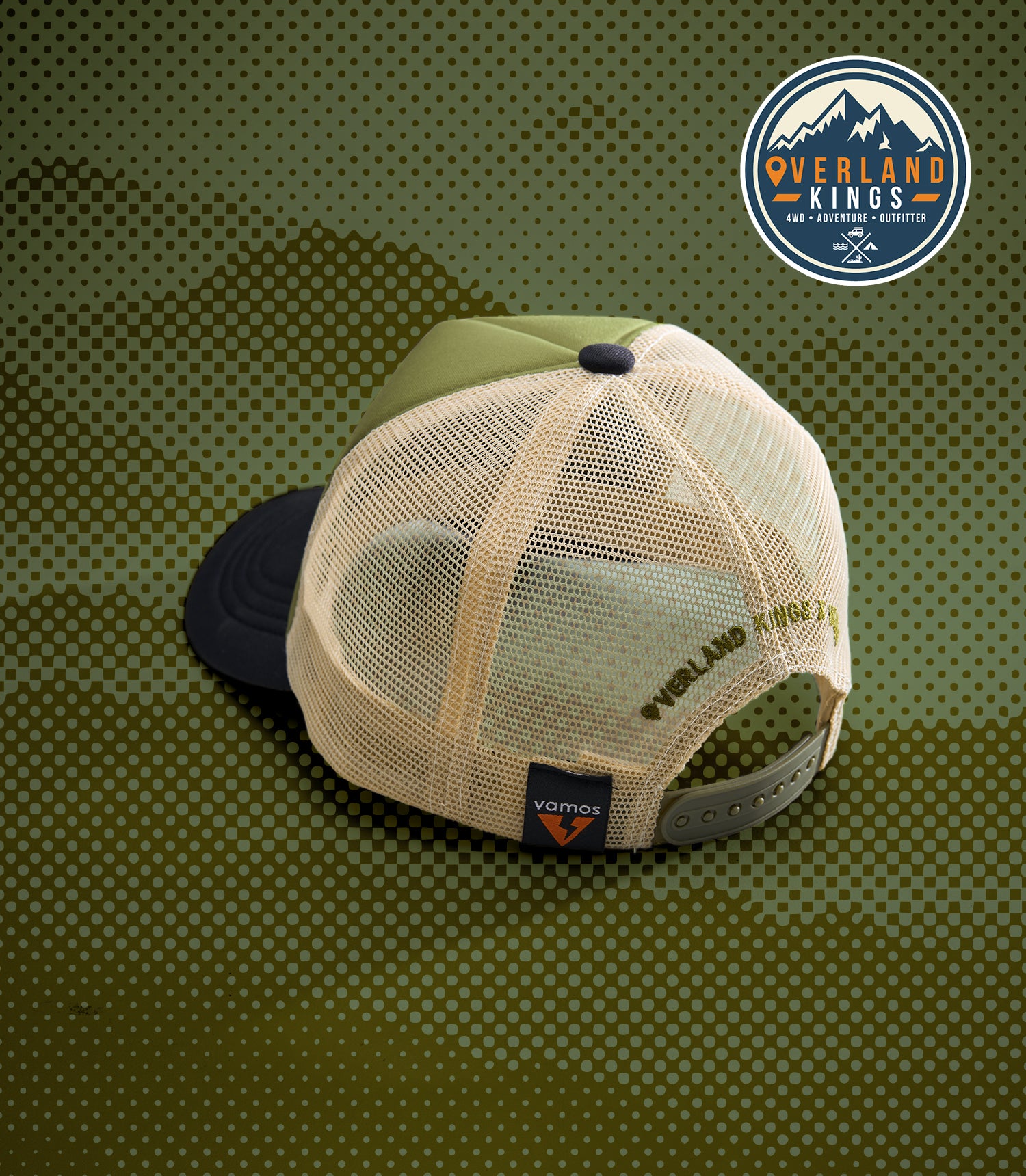 BASECAMP (BLACK/GREEN) TRUCKER CAP