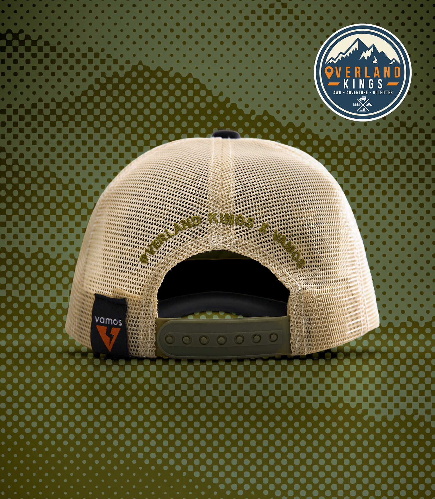 BASECAMP (BLACK/GREEN) TRUCKER CAP