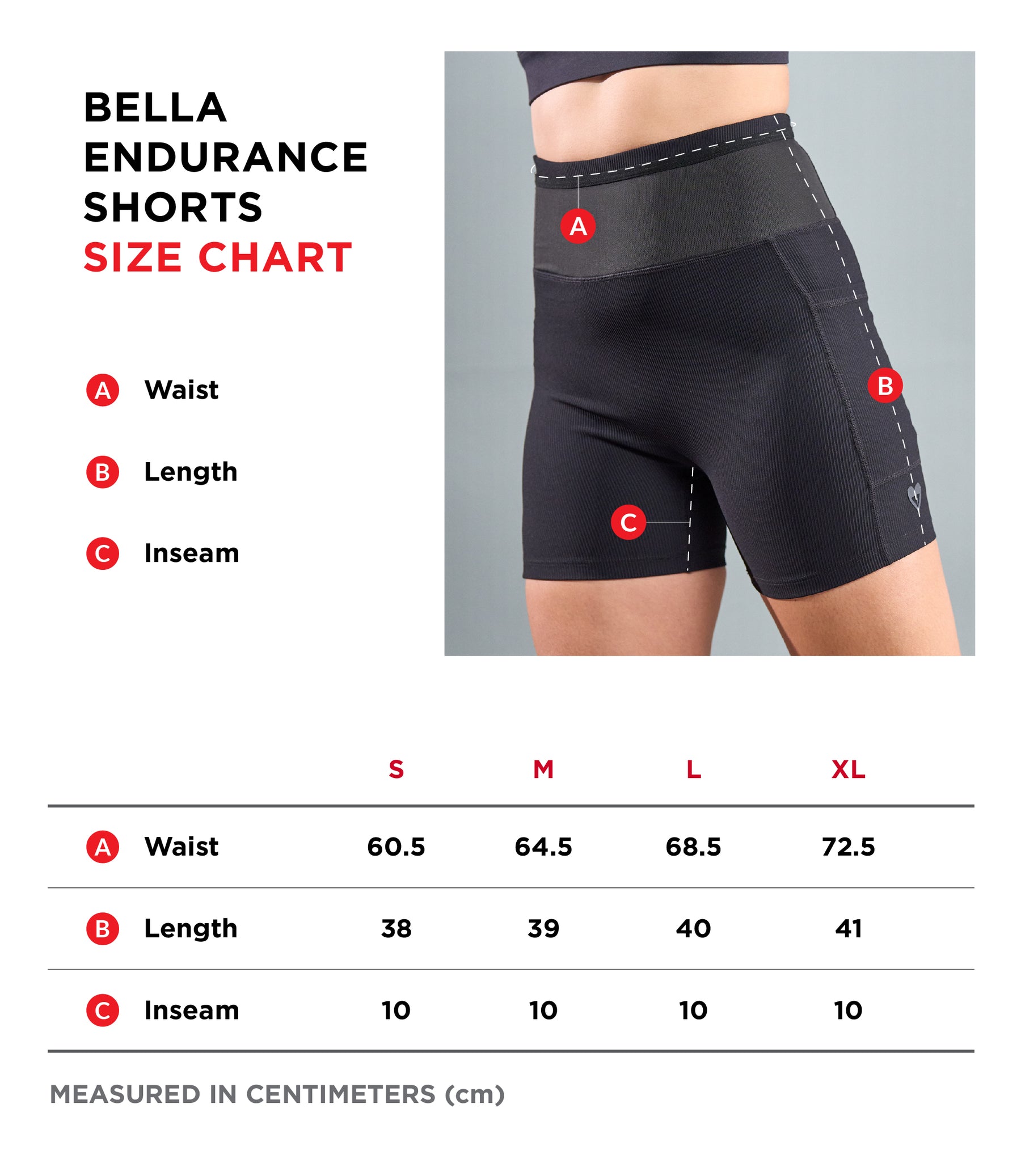 BELLA ENDURANCE SHORTS (NAVY)