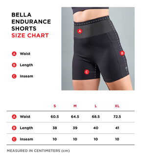 BELLA ENDURANCE SHORTS (NAVY)