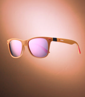 BONDI MATTE ORANGE FRAME - PURPLE LENS SPEX