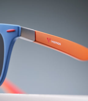 BONDI MATTE BLUE - VIOLET ORANGE FRAME - BLACK LENS SPEX